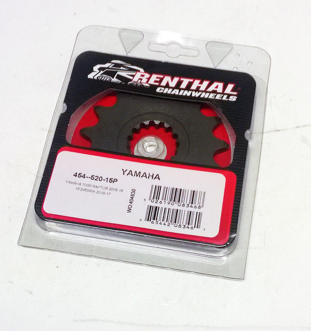 FRONT SPROCKET RENTHAL 454, YAMAHA 454--520-15P, 454--520-15P thumbnail 2