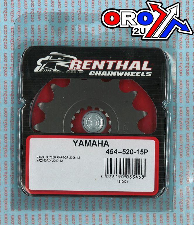 FRONT SPROCKET RENTHAL 454, YAMAHA 454--520-15P, 454--520-15P thumbnail 5