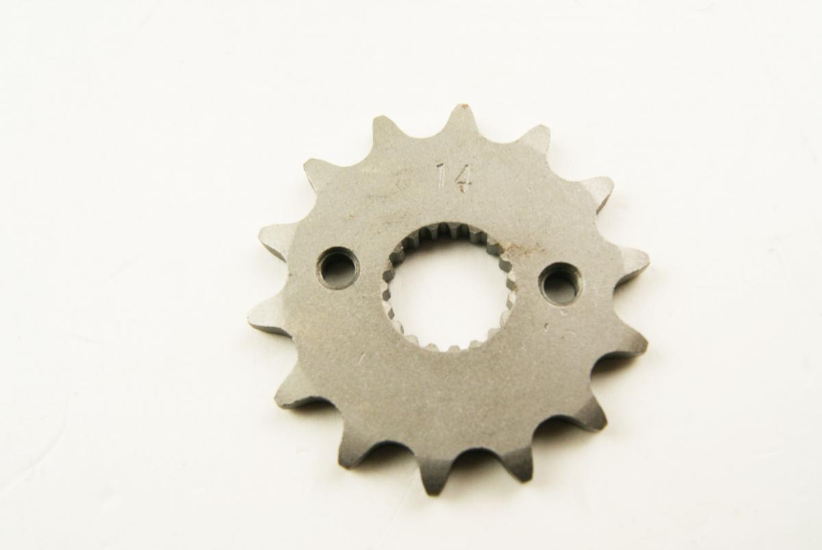 FRONT SPROCKET 14 [JTF1310.14] 420, HONDA CR150R RB 2007, 08, 09 image 1