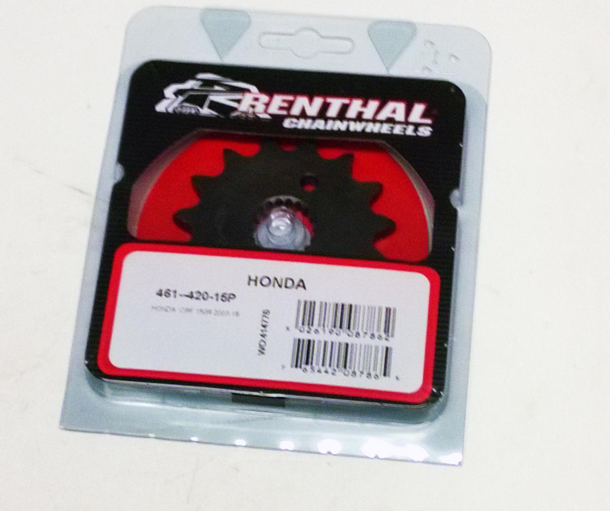 FRONT SPROCKET RENTHAL 461, HONDA 461--420-15P thumbnail 2