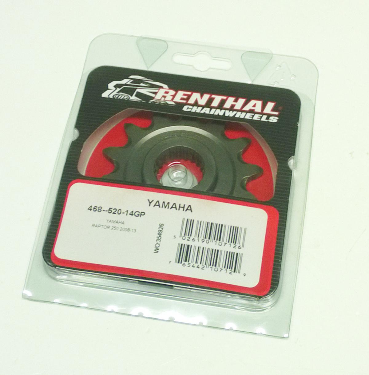 FRONT SPROCKET RENTHAL 468, YAMAHA 468--520-14GP thumbnail 2