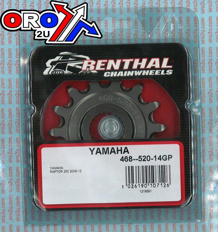 FRONT SPROCKET RENTHAL 468, YAMAHA 468--520-14GP thumbnail 4