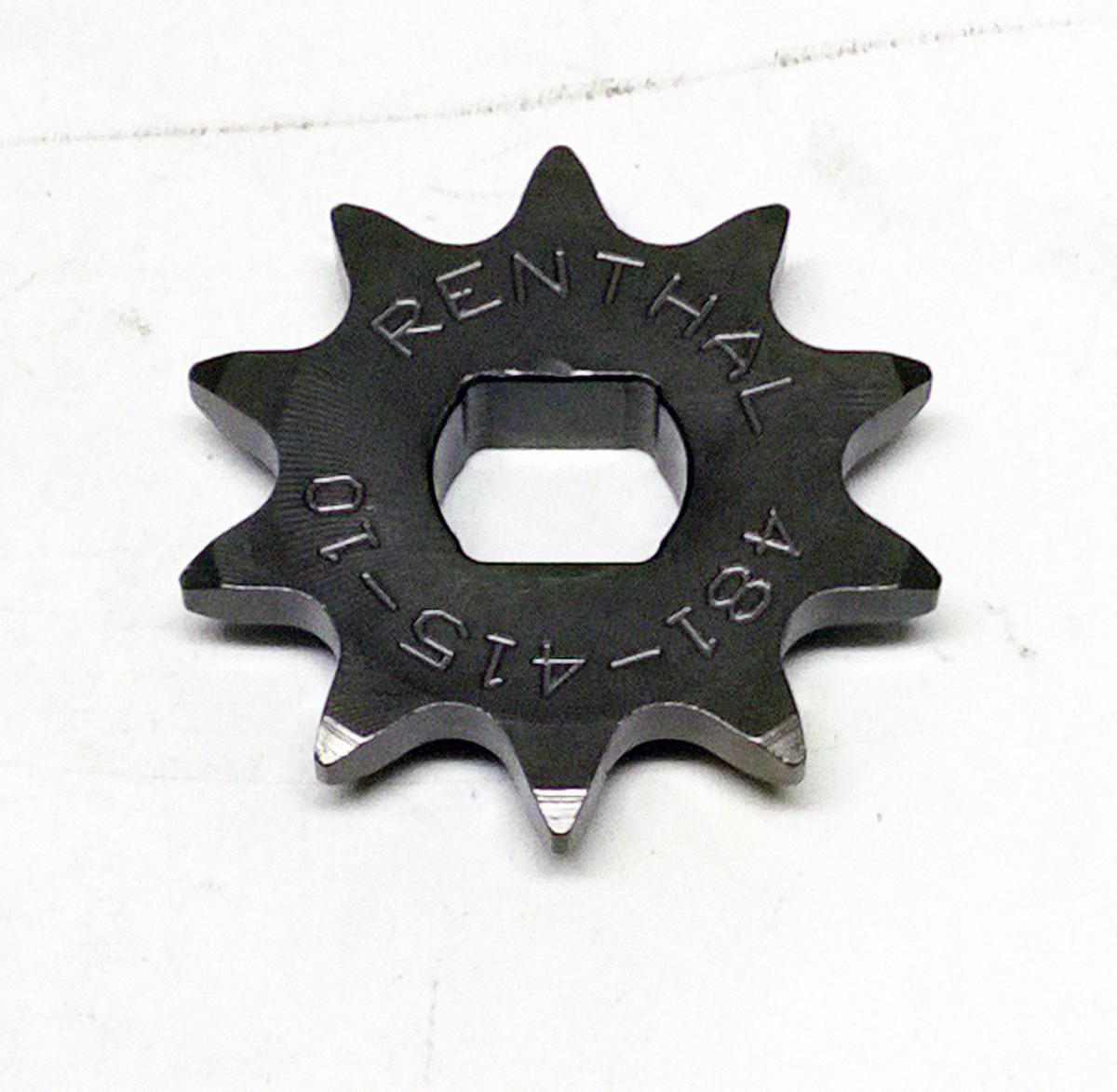 FRONT SPROCKET RENTHAL 481, KTM 50 10T, 481--415-10P image 1