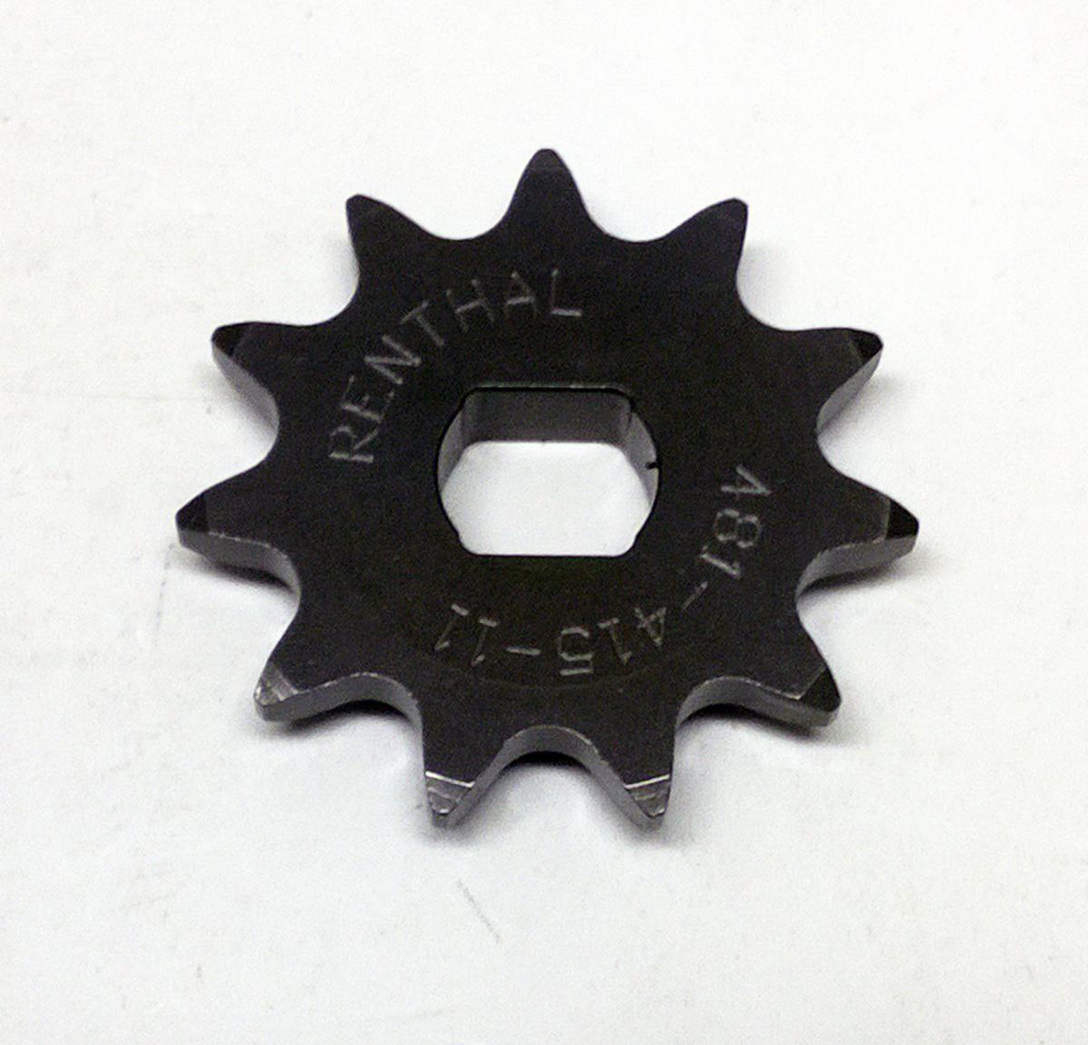 FRONT SPROCKET RENTHAL 481, KTM 50 11T, 481--415-11P image 1
