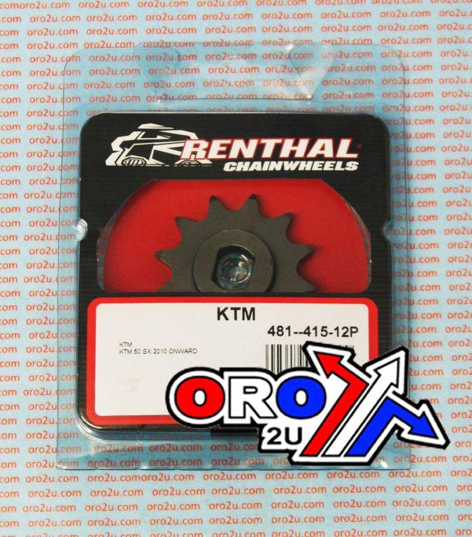 FRONT SPROCKET RENTHAL 481, KTM 50 12T, 481--415-12P thumbnail 3