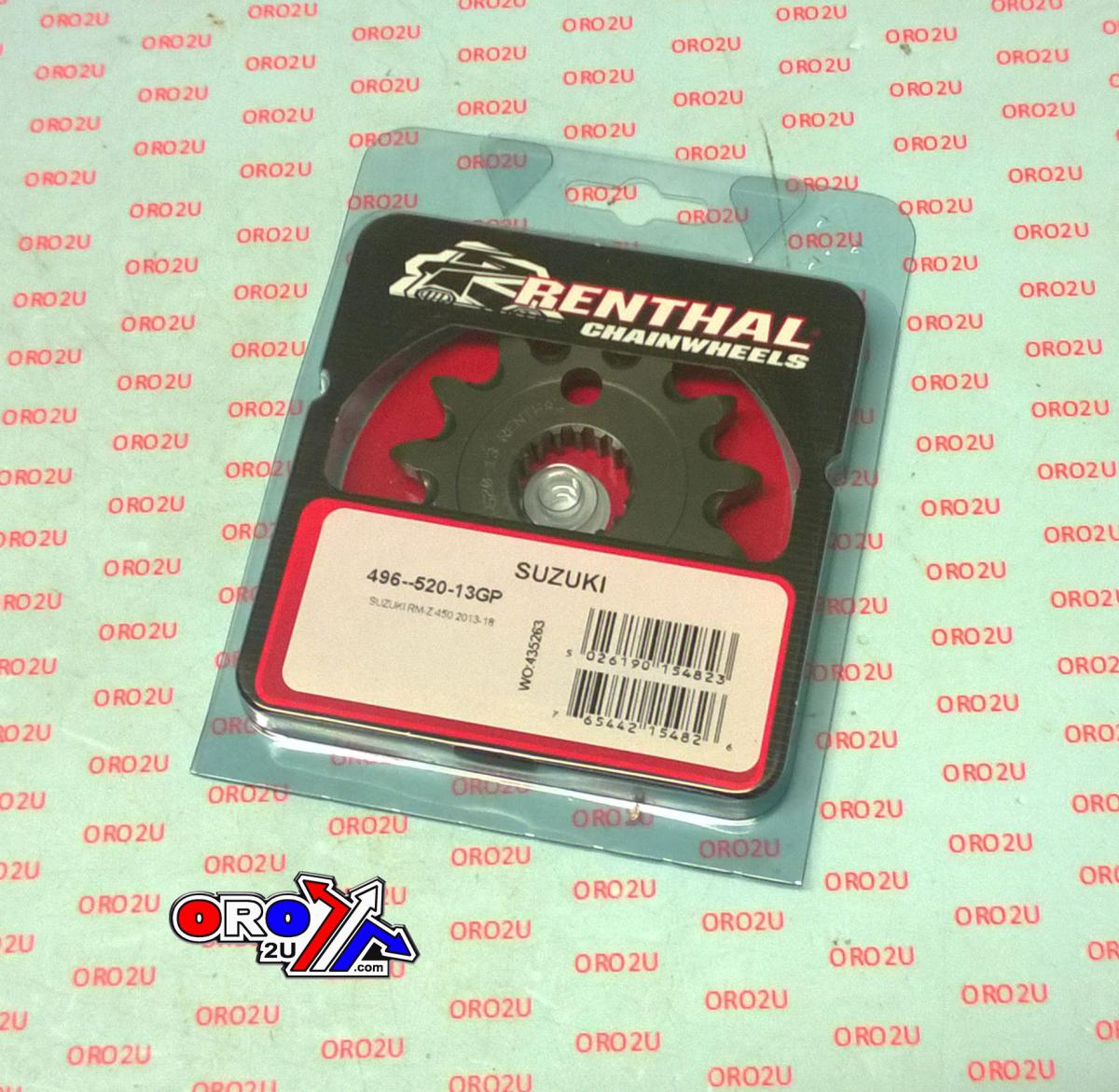 FRONT SPROCKET RENTHAL 496U, RENTHAL 496U-520-13, 496U-520-13GP thumbnail 3