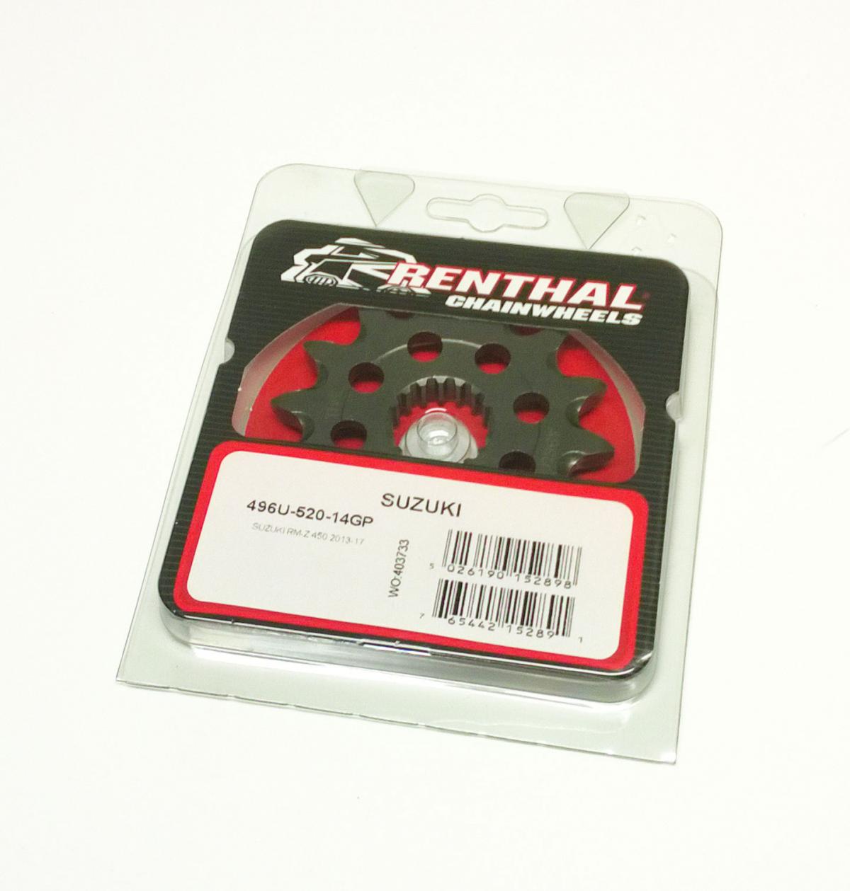 FRONT SPROCKET RENTHAL 496U, RENTHAL 496U-520-14, 496U-520-14GP thumbnail 2