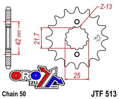 FRONT SPROCKET JTF513.15 JT thumbnail 5