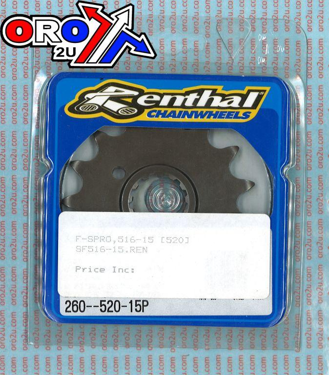 FRONT SPROCKET RENTHAL 260, 445--520-15P thumbnail 4