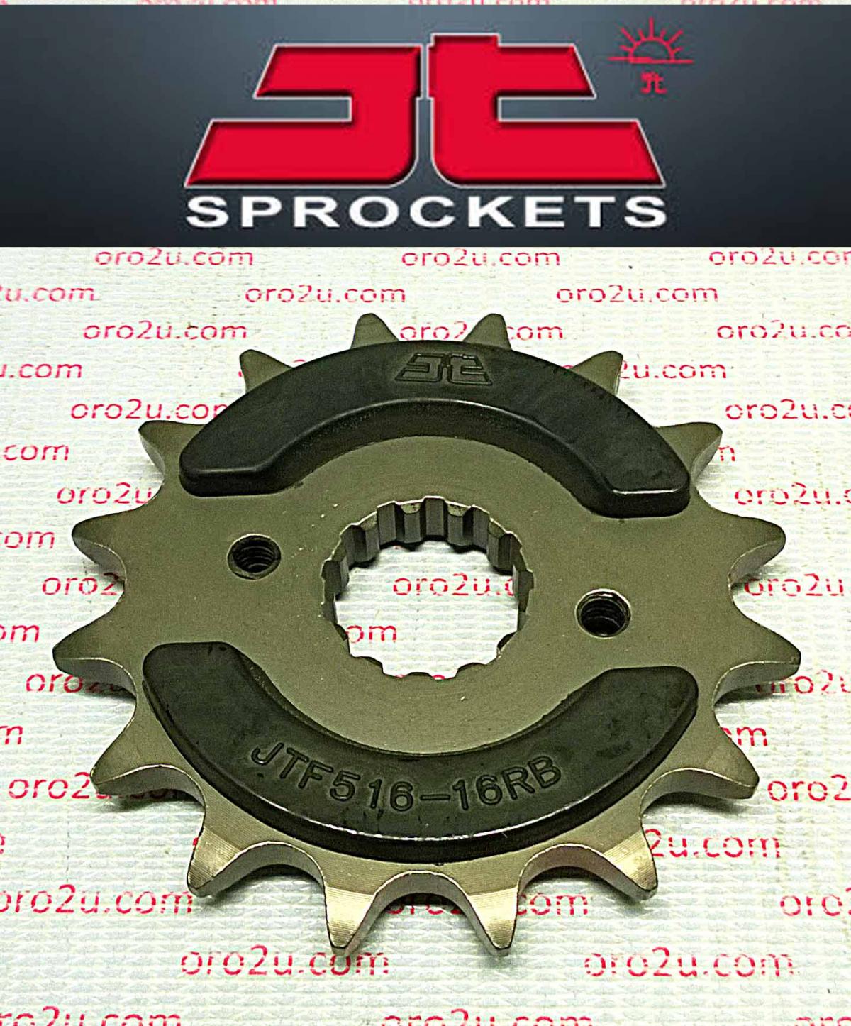 FRONT SPROCKET JTF516.16RB JT, OE Rubber Cushioned thumbnail 3
