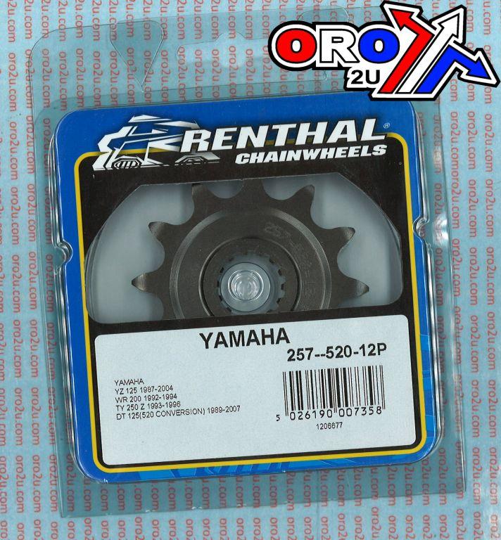 FRONT SPROCKET RENTHAL 257, YAMAHA 257-520-12 thumbnail 5
