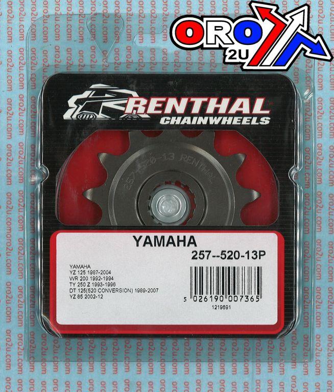 FRONT SPROCKET RENTHAL 257, YAMAHA 257--520-13P thumbnail 5