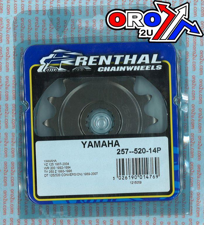 FRONT SPROCKET RENTHAL 257, YAMAHA 257--520-14GP thumbnail 5