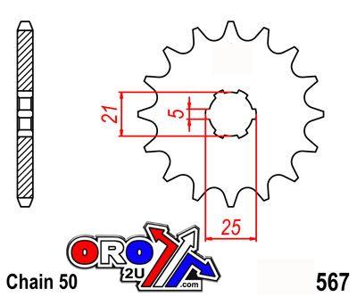 FRONT SPROCKET JTF567.530.15 thumbnail 4