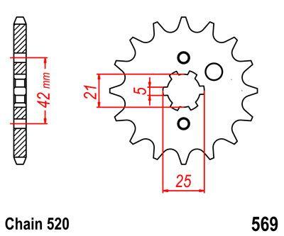 FRONT SPROCKET 12 [JTF569.12] 520 thumbnail 2