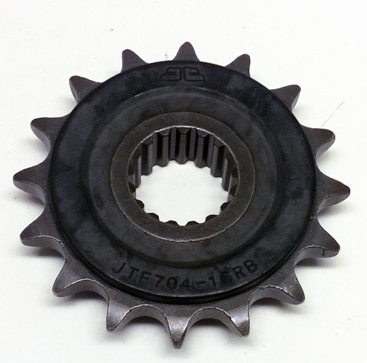 FRONT SPROCKET JTF704.16RB JT, OE Rubber Cushioned thumbnail 2