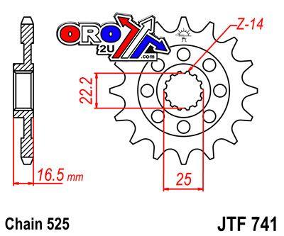 FRONT SPROCKET JTF726.15 JT thumbnail 5