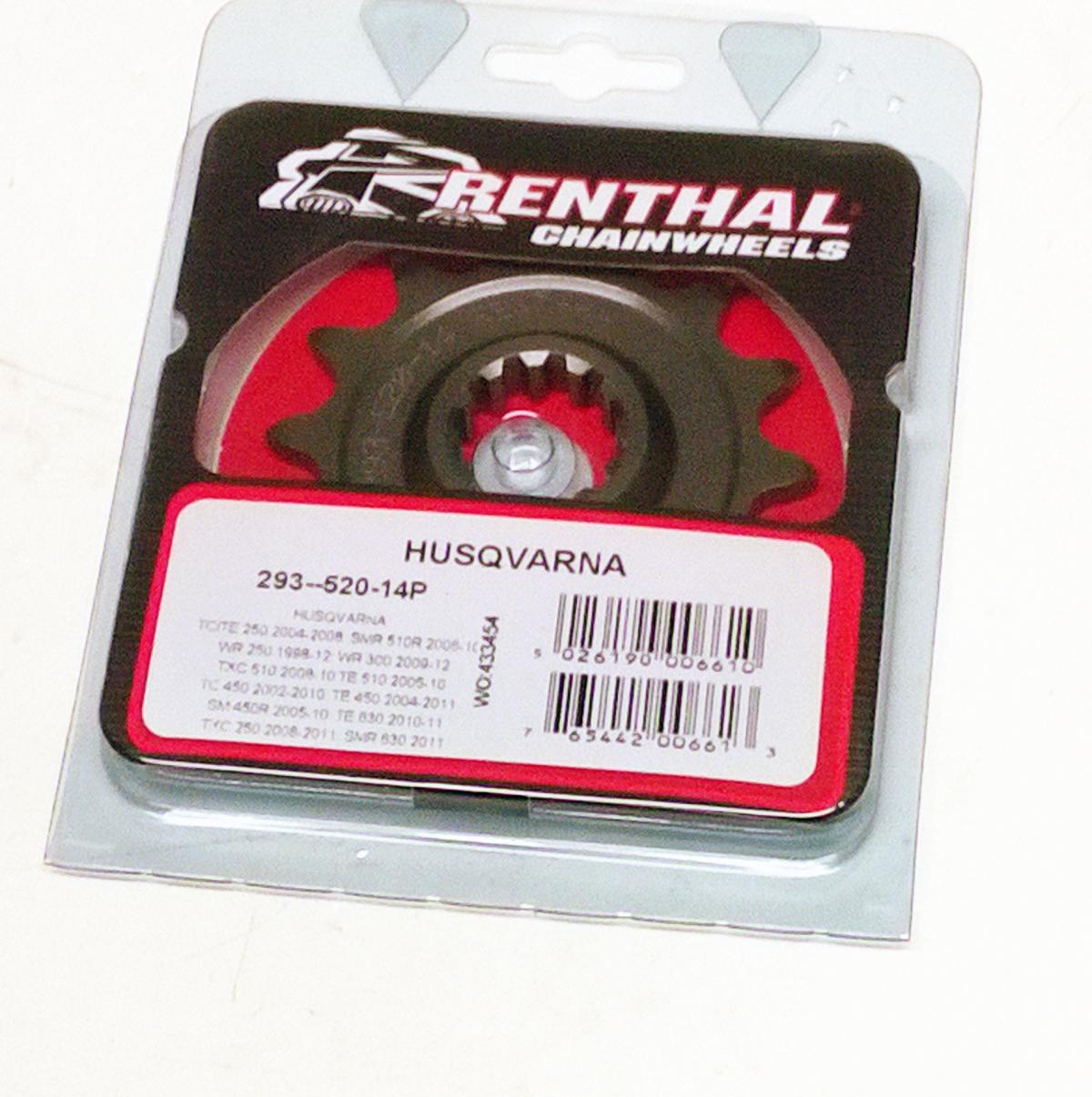 FRONT SPROCKET RENTHAL 293, HUSQVARNA 293--520-14P, 293--520-14P thumbnail 2