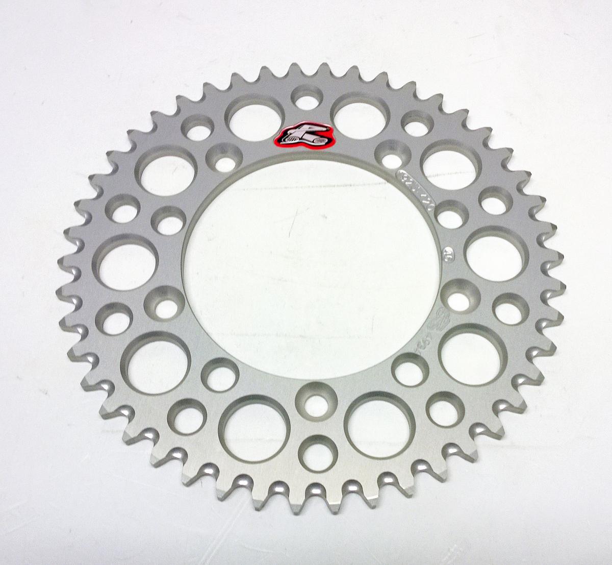 REAR SPROCKET ALLOY RENTHAL, ULTRALITE 192-420-46 SILVER, 192U-420-46GPSI image 1