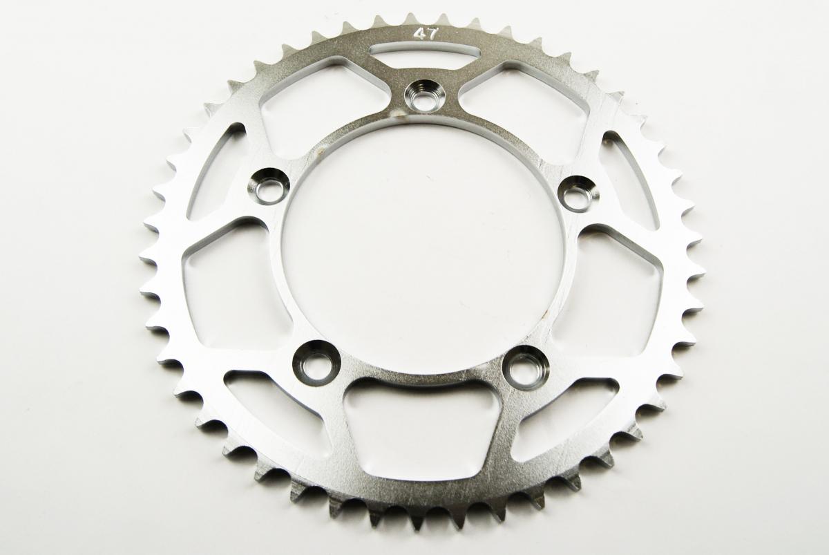 REAR SPROCKET STEEL LIGHT SIL, MX-89447-2 SILVER, SR046-47 JTR89447 image 1