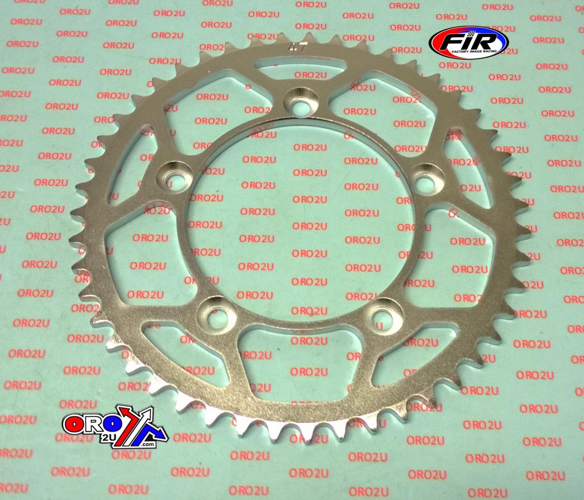 REAR SPROCKET STEEL LIGHT SIL, MX-89447-2 SILVER, SR046-47 JTR89447 thumbnail 2