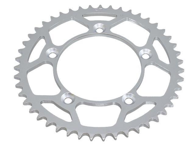 REAR SPROCKET STEEL LIGHT SIL, MX-89447-2 SILVER, SR046-47 JTR89447 thumbnail 5