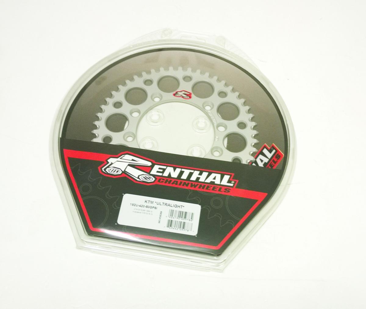 REAR SPROCKET ALLOY RENTHAL, ULTRALITE 192U-420-48GPSI thumbnail 3