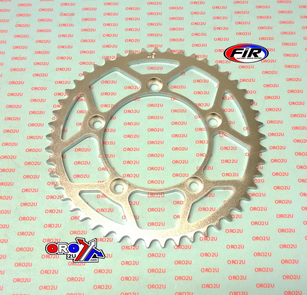 REAR SPROCKET STEEL LIGHT SIL, MX-89449-2 SILVER, SR046-49 JTR89449 thumbnail 2