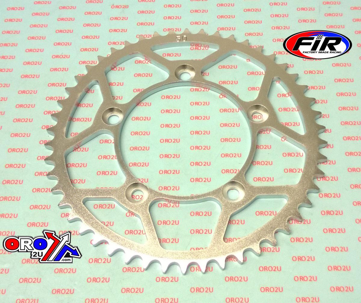 REAR SPROCKET STEEL LIGHT SIL, MX-89450-2 SILVER, SR046-50 JTR89450 thumbnail 2