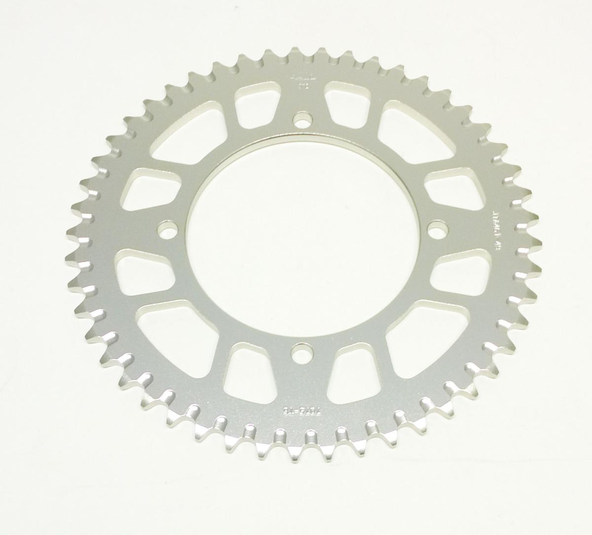 REAR SPROCKET ALLOY SIL 4-HOLE, JTA461.49 7075-T6 Aluminium, JTA461.49 image 1