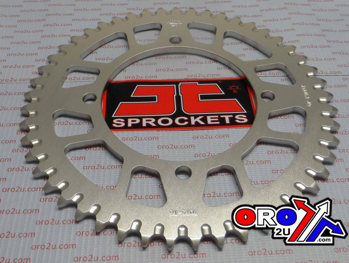 REAR SPROCKET ALLOY SIL 4-HOLE, JTA461.49 7075-T6 Aluminium, JTA461.49 thumbnail 3