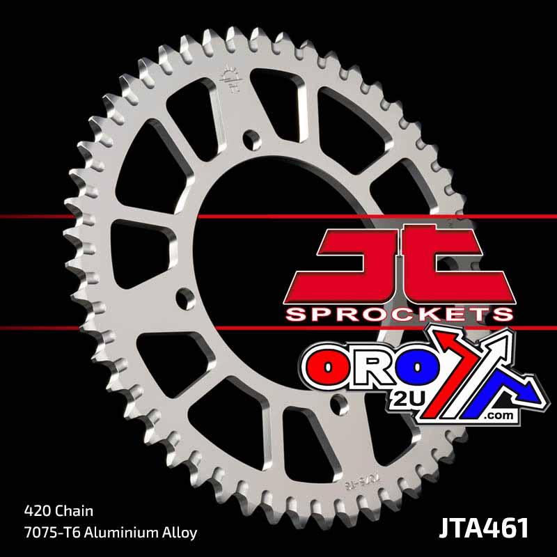 REAR SPROCKET ALLOY SIL 4-HOLE, JTA461.49 7075-T6 Aluminium, JTA461.49 thumbnail 4