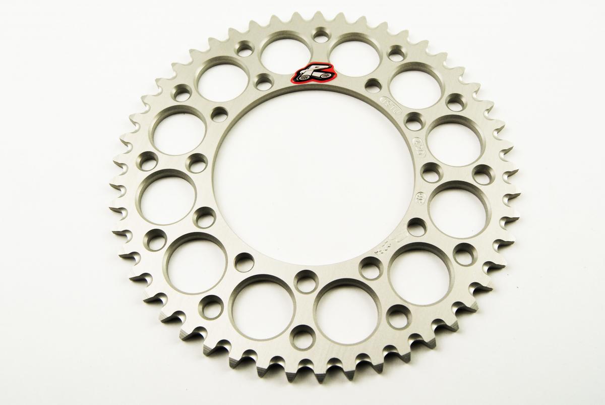 REAR SPROCKET ALLOY RENTHAL, SILVER ULTRALITE 191U-420-49GESI image 1