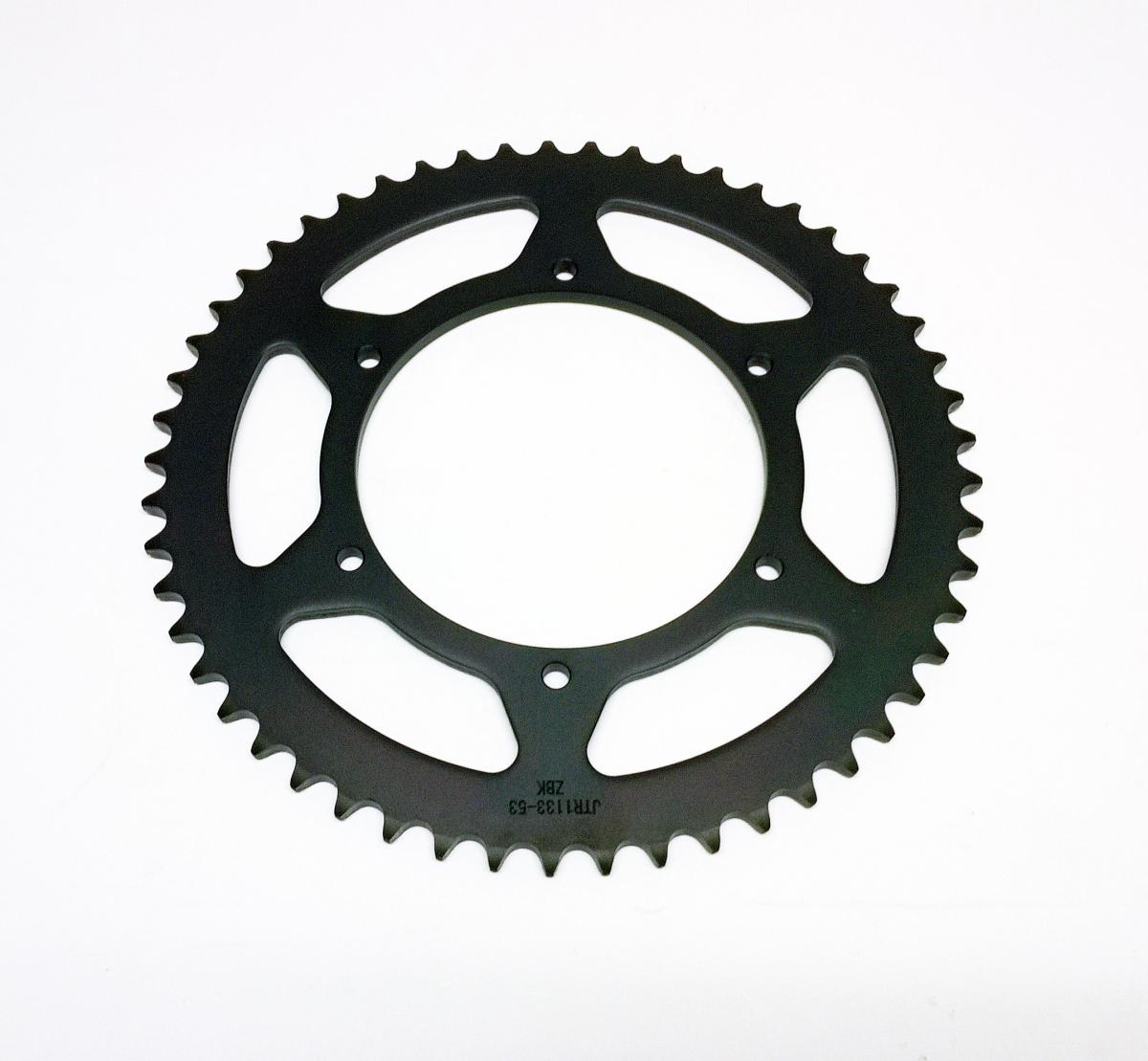 REAR SPROCKET STEEL HARD ZBK, C45 INDUCTION JTR1133.53ZBK image 1