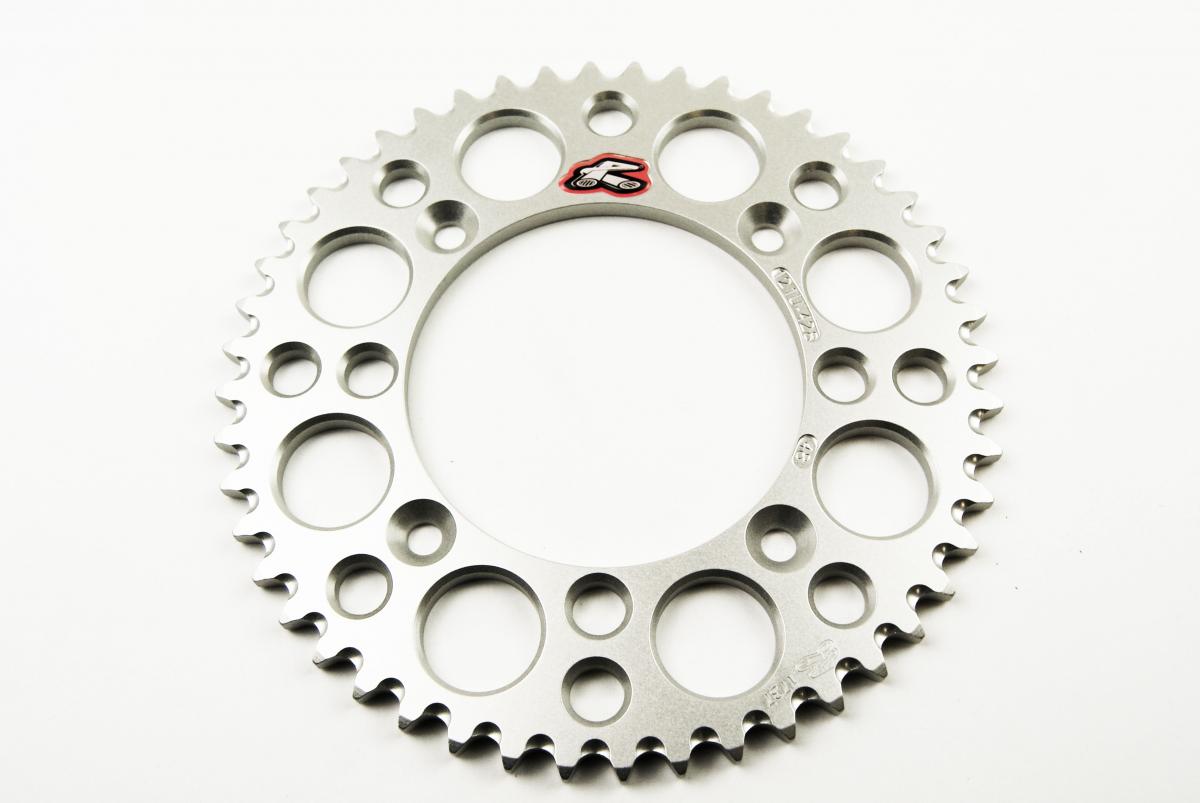 REAR SPROCKET ALLOY RENTHAL, ULTRALITE 121U-428-48GPSI SILVER, SUZUKI, YAMAHA image 1