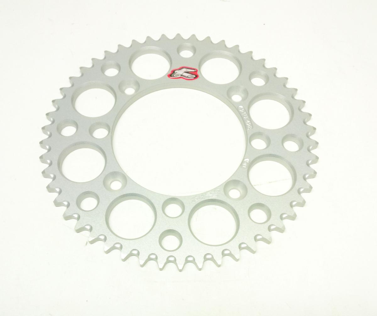 REAR SPROCKET ALLOY RENTHAL, ULTRALITE 121U-428-50GPSI SILVER, SUZUKI, YAMAHA image 1