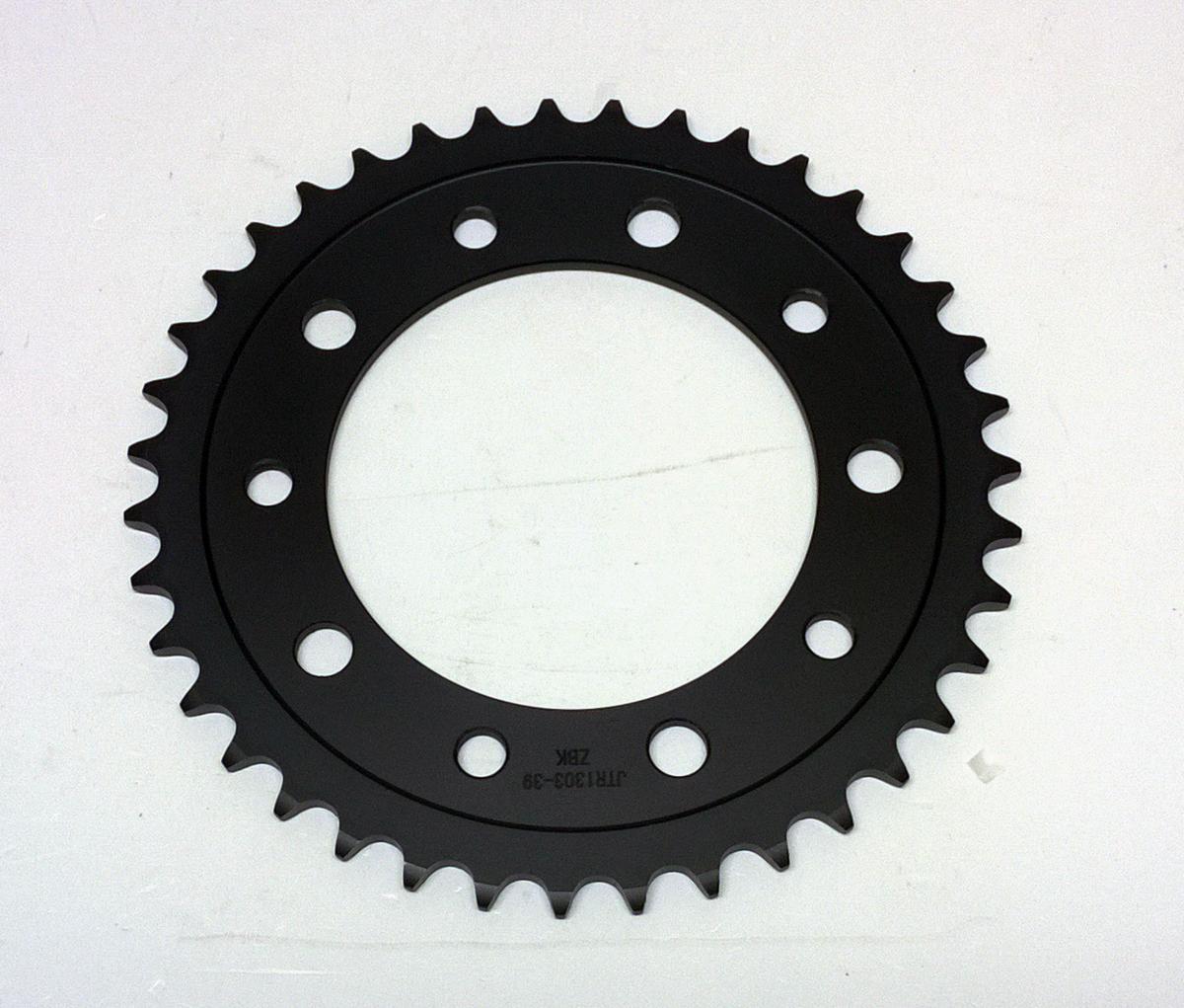 REAR SPROCKET STEEL HARD ZBK, C45 INDUCTIONJTR1303.39ZBK image 1