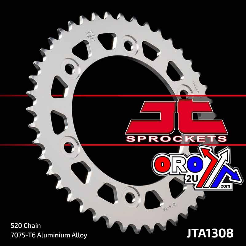REAR SPROCKET ALLOY JTA1308.43, CHAIN CONVERSION 520, HONDA ROAD JTR1308 thumbnail 3