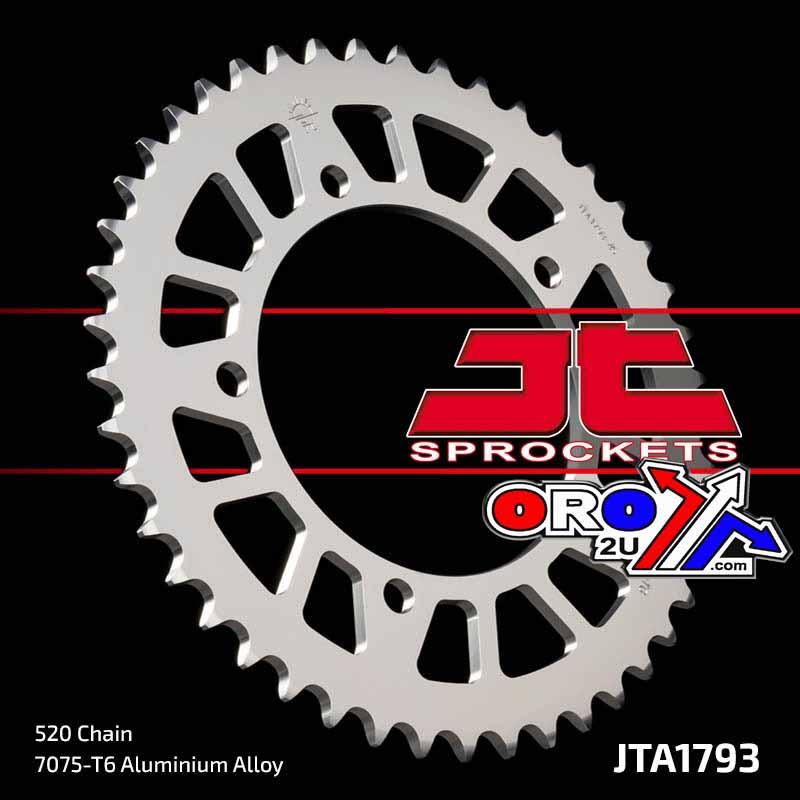 REAR SPROCKET ALLOY JTA1793.43, CHAIN CONVERSION 520 thumbnail 2