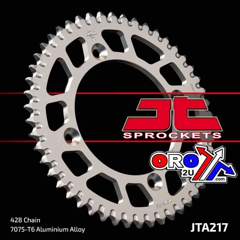 REAR SPROCKET ALLOY JTA217.49, 428 Chain Conversion CR80/85 image 1