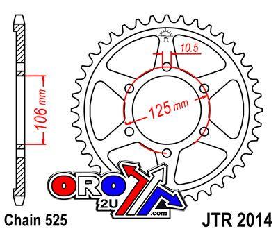 REAR SPROCKET JTR2014.47 JT thumbnail 3