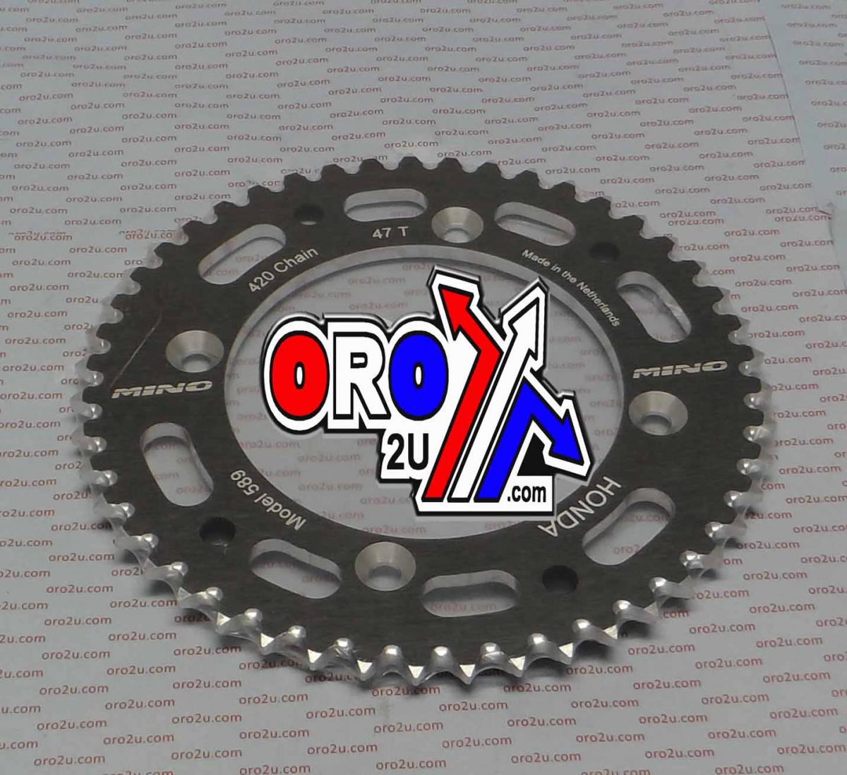 MINO REAR SPROCKET ALLOY BLACK 215, 25-589-47 ATW thumbnail 2
