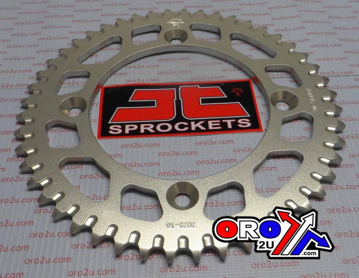 REAR SPROCKET ALLOY SILVER 215, JTA215.48 7075-T6 Aluminium, SR215-48 image 1