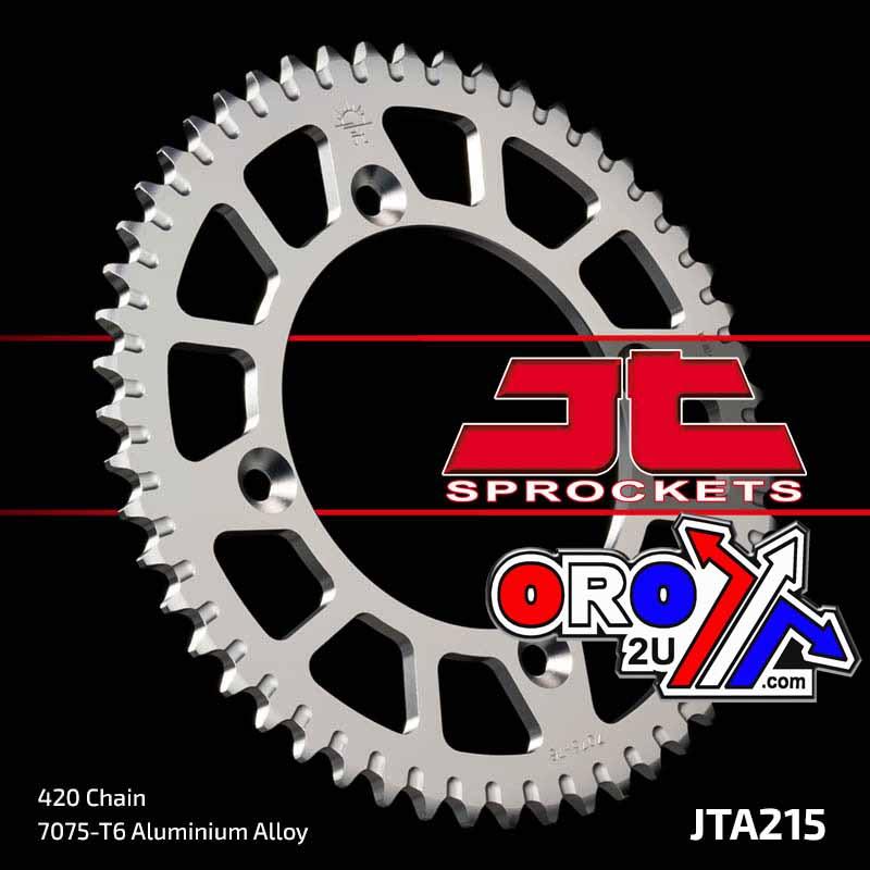 REAR SPROCKET ALLOY SILVER 215, JTA215.48 7075-T6 Aluminium, SR215-48 thumbnail 3