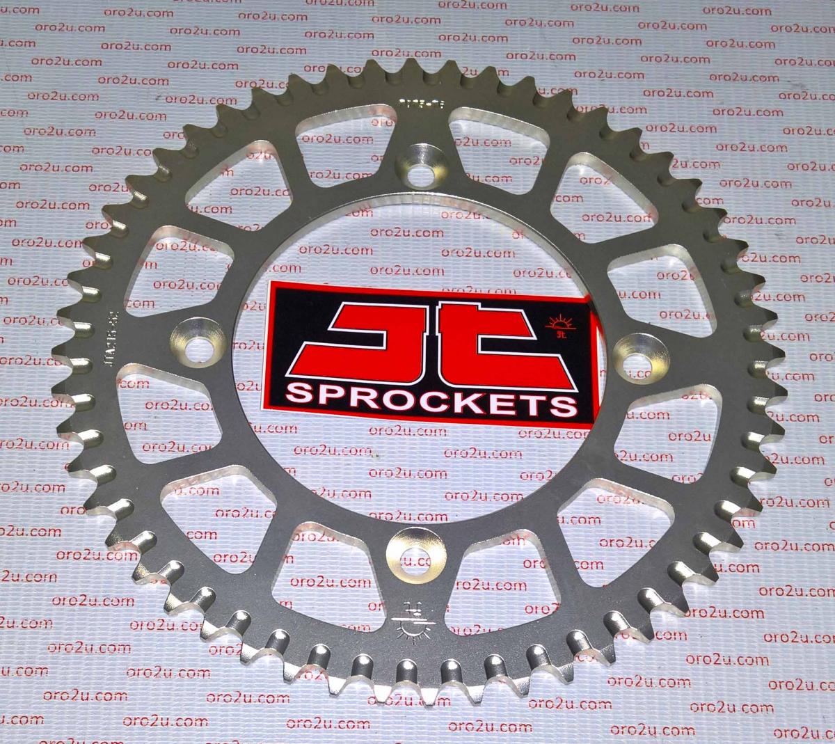 REAR SPROCKET ALLOY SILVER 215, JTA215.52 7075-T6 Aluminium image 1