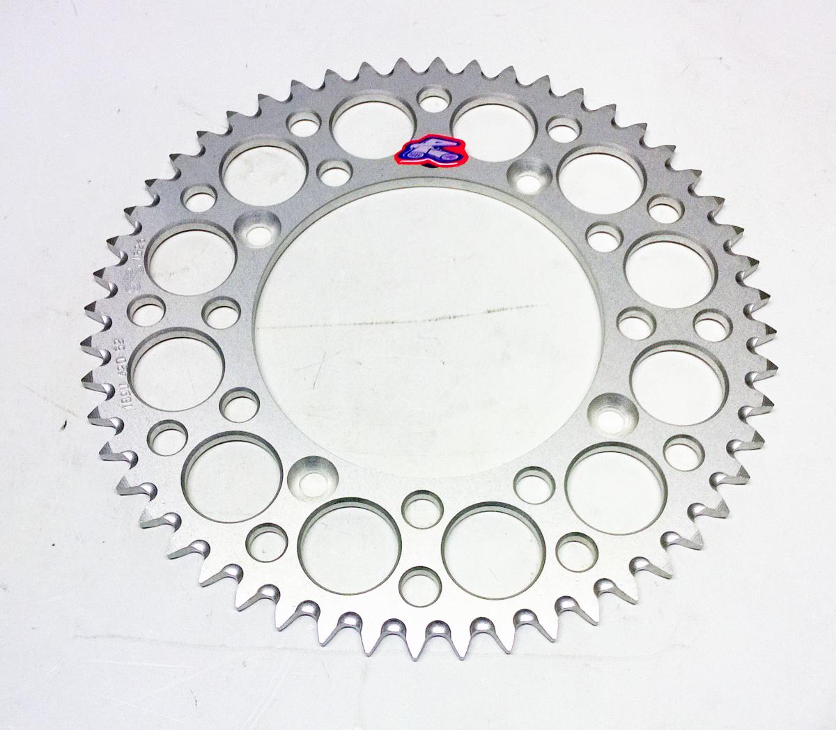 REAR SPROCKET ALLOY RENTHAL, ULTRALITE 189U-420-52GRSI SILVER image 1