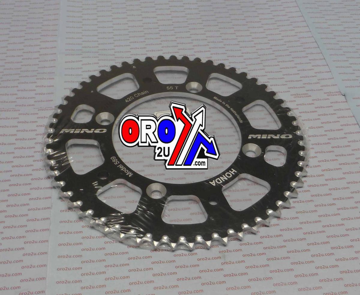 MINO REAR SPROCKET ALLOY BLACK 215, 25-589-420-55 thumbnail 2