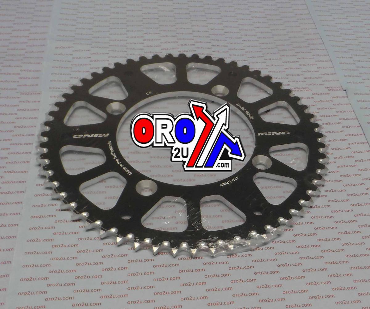 MINO REAR SPROCKET ALLOY BLACK 215, 25-589-56 thumbnail 2