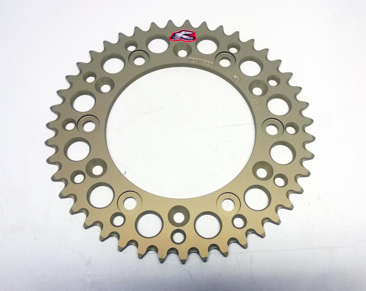 REAR SPROCKET ALLOY RENTHAL, RENTHAL GROOVED HARD ANODISED, ULTRALITE 154W-520-43GHA thumbnail 2