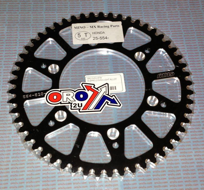 MINO REAR SPROCKET ALLOY BLACK 210, 25-554.520.47 thumbnail 2